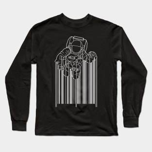 Astronaut Barcode Long Sleeve T-Shirt